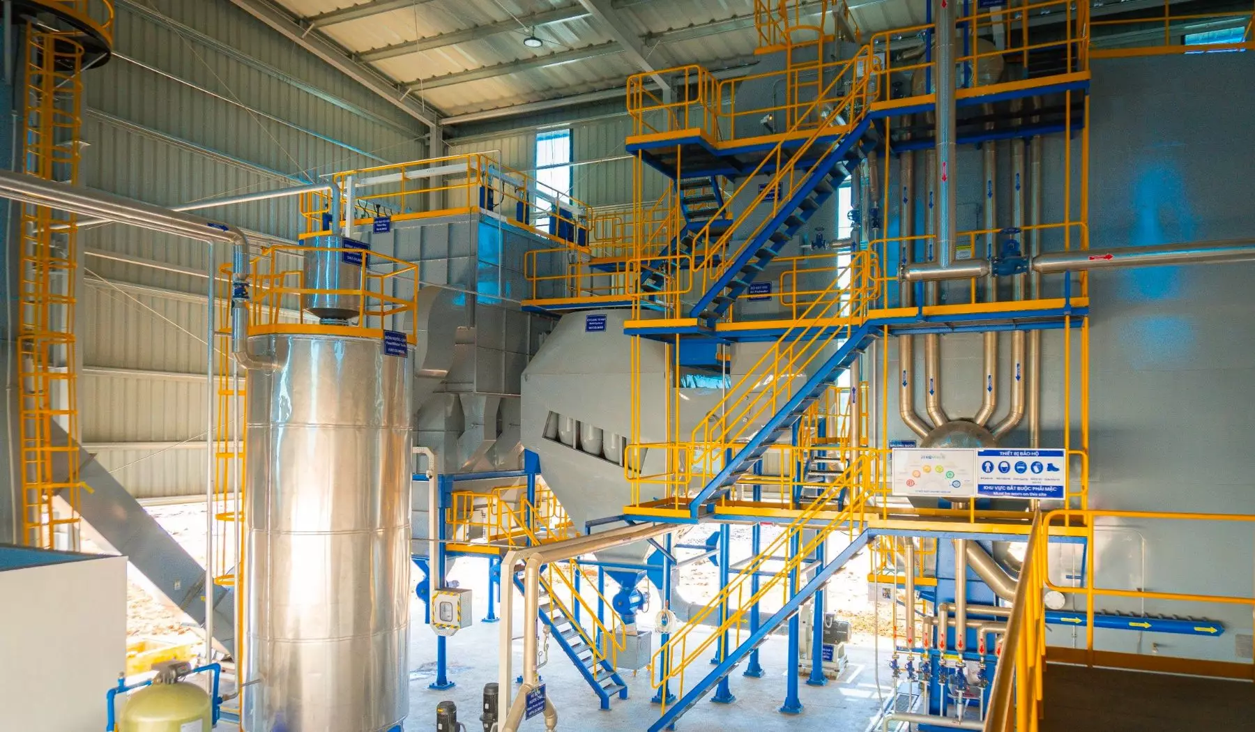 Nguyên lý hoạt động của lò hơi công nghiệp 