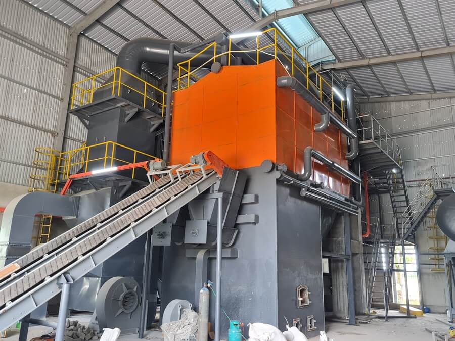 Lò hơi đốt than phun là gì?