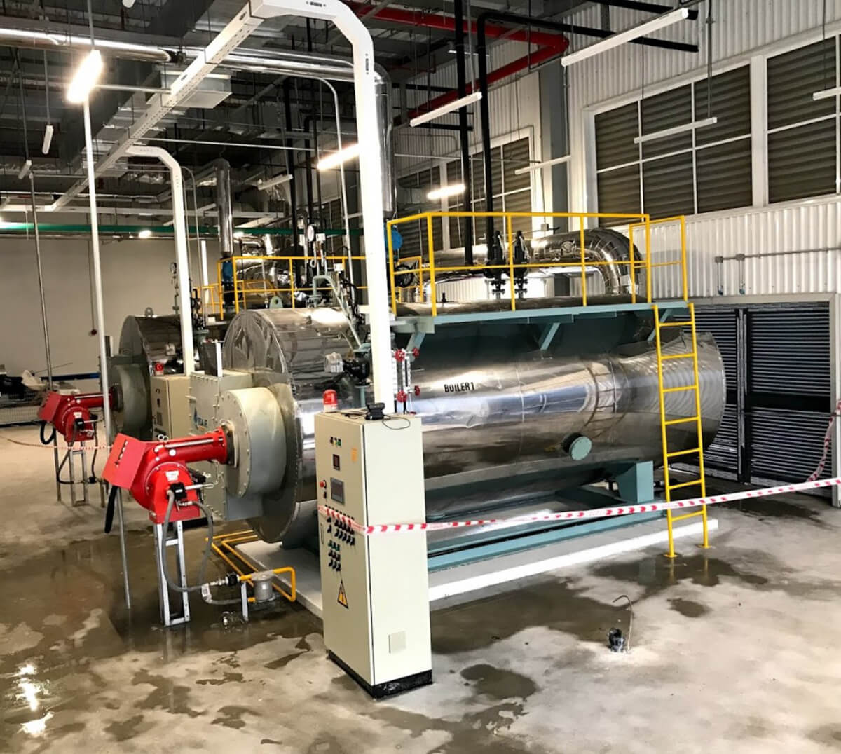 Nguyên lý hoạt động của hệ thống lò hơi công nghiệp