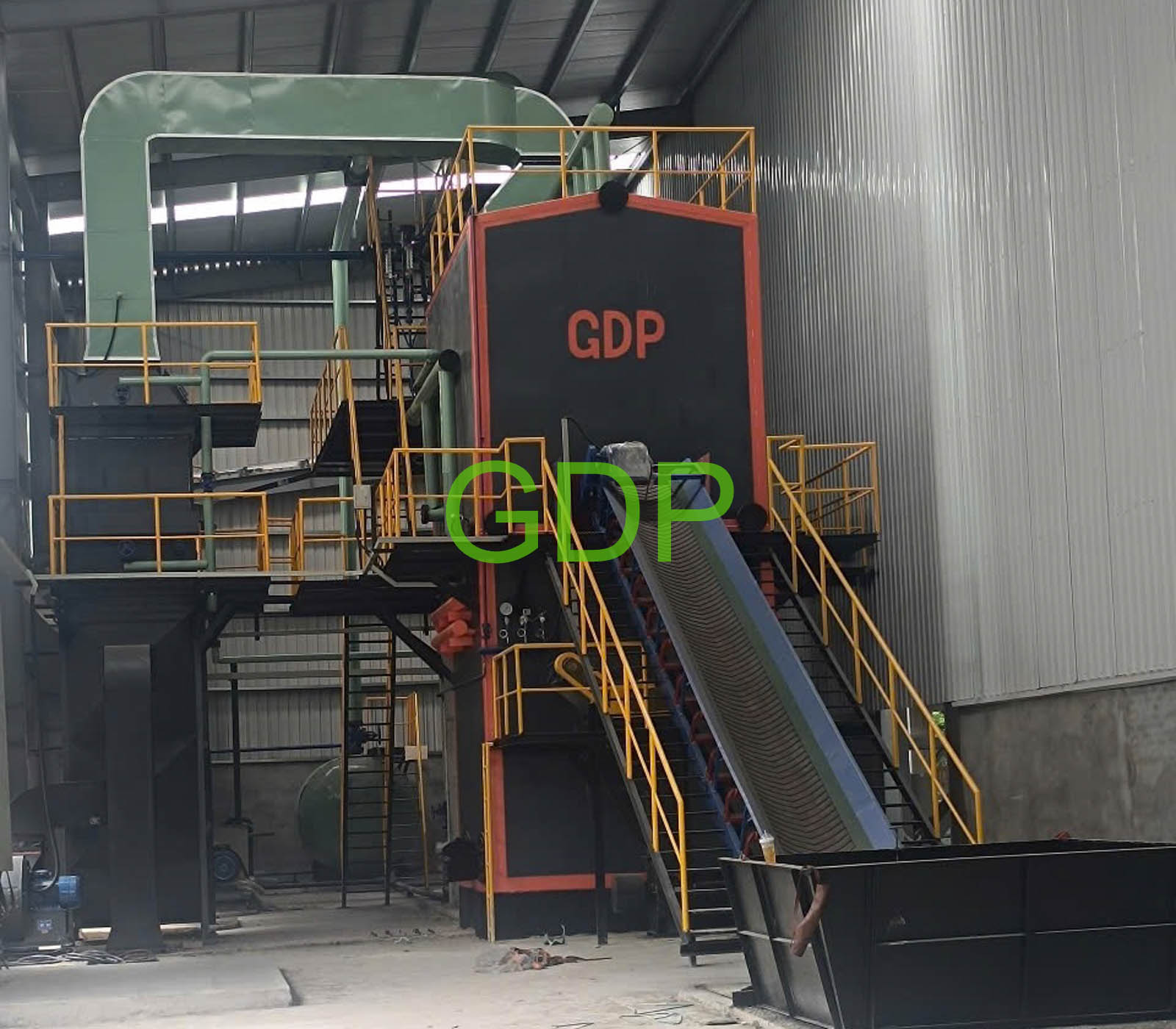 Lò hơi tầng sôi tổ hợp ống nước ống lửa