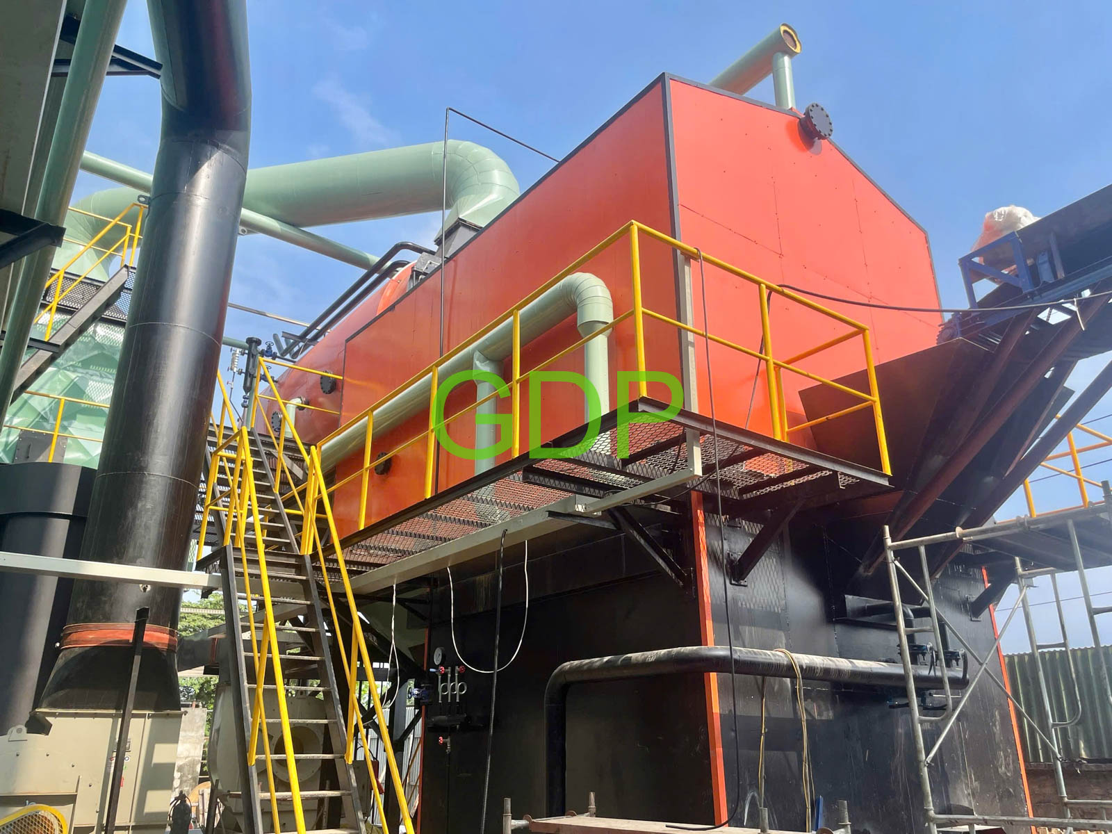 Lò hơi tầng sôi tổ hợp ống nước ống lửa - Ảnh 4