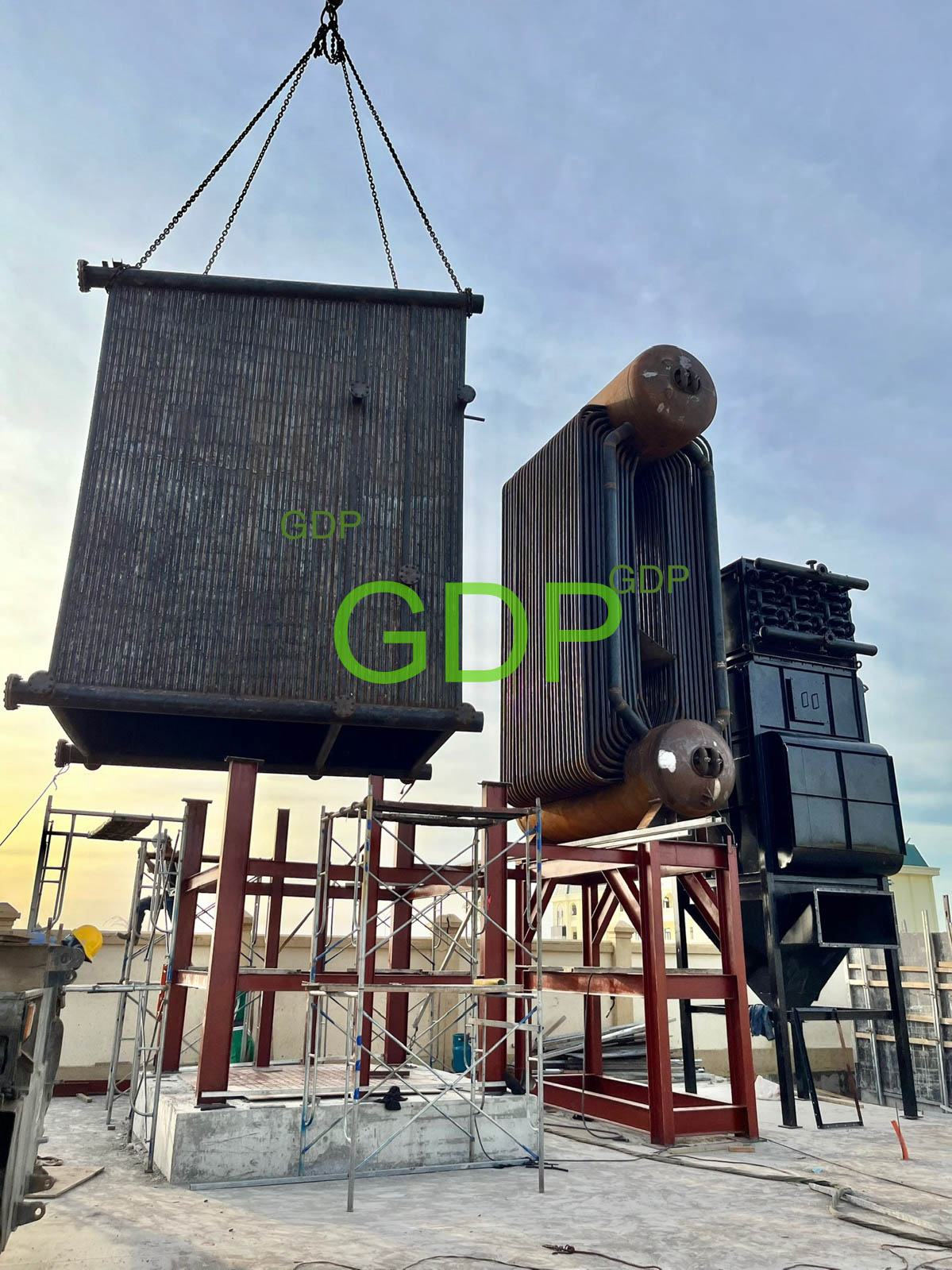 Lò hơi tầng sôi tổ hợp ống nước ống lửa - Ảnh 8